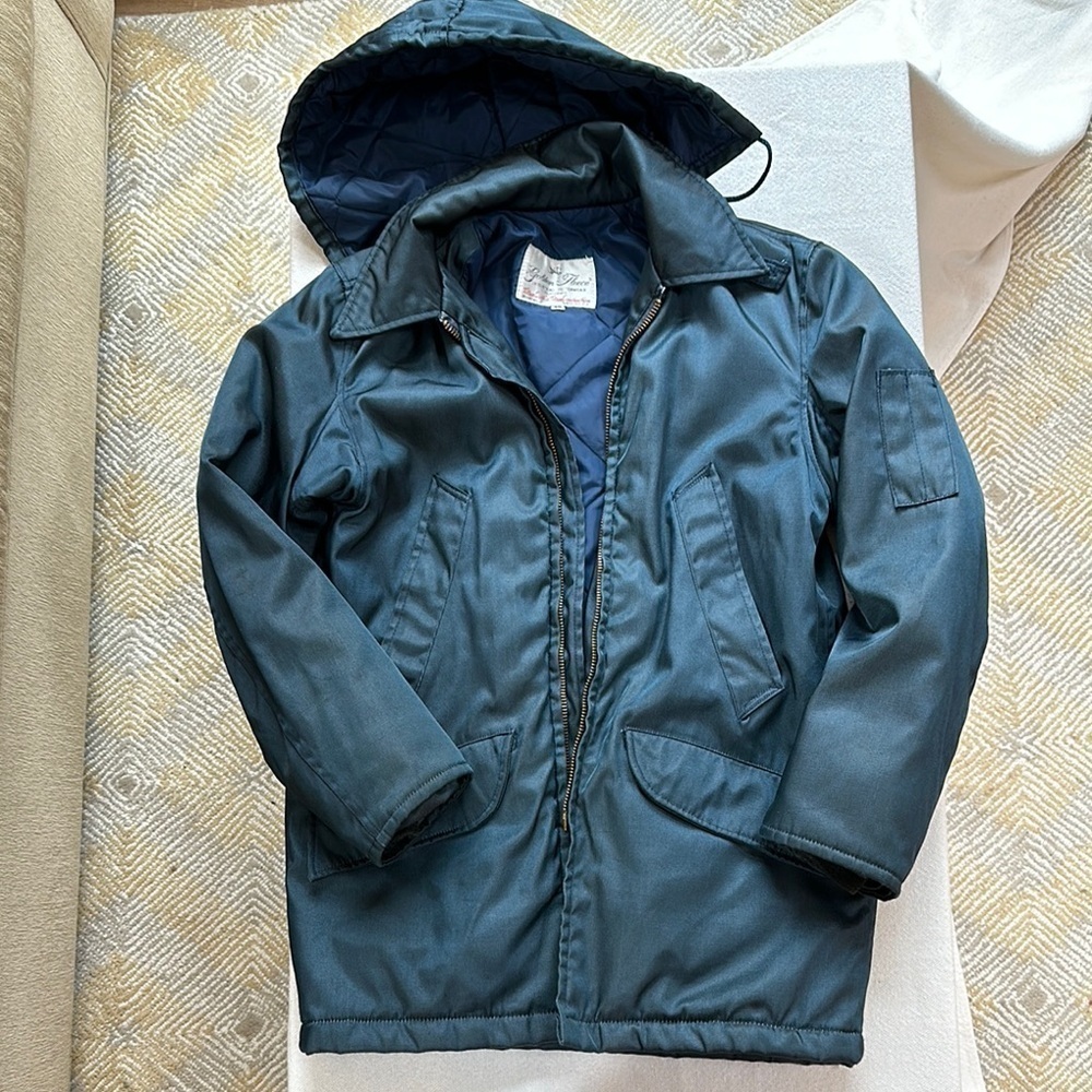 Vintage Golden Fleece brand titan cloth industrial outerwear coat made in USA